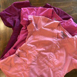 Grey's Anatomy Scrub Tops Medium- Set of 3